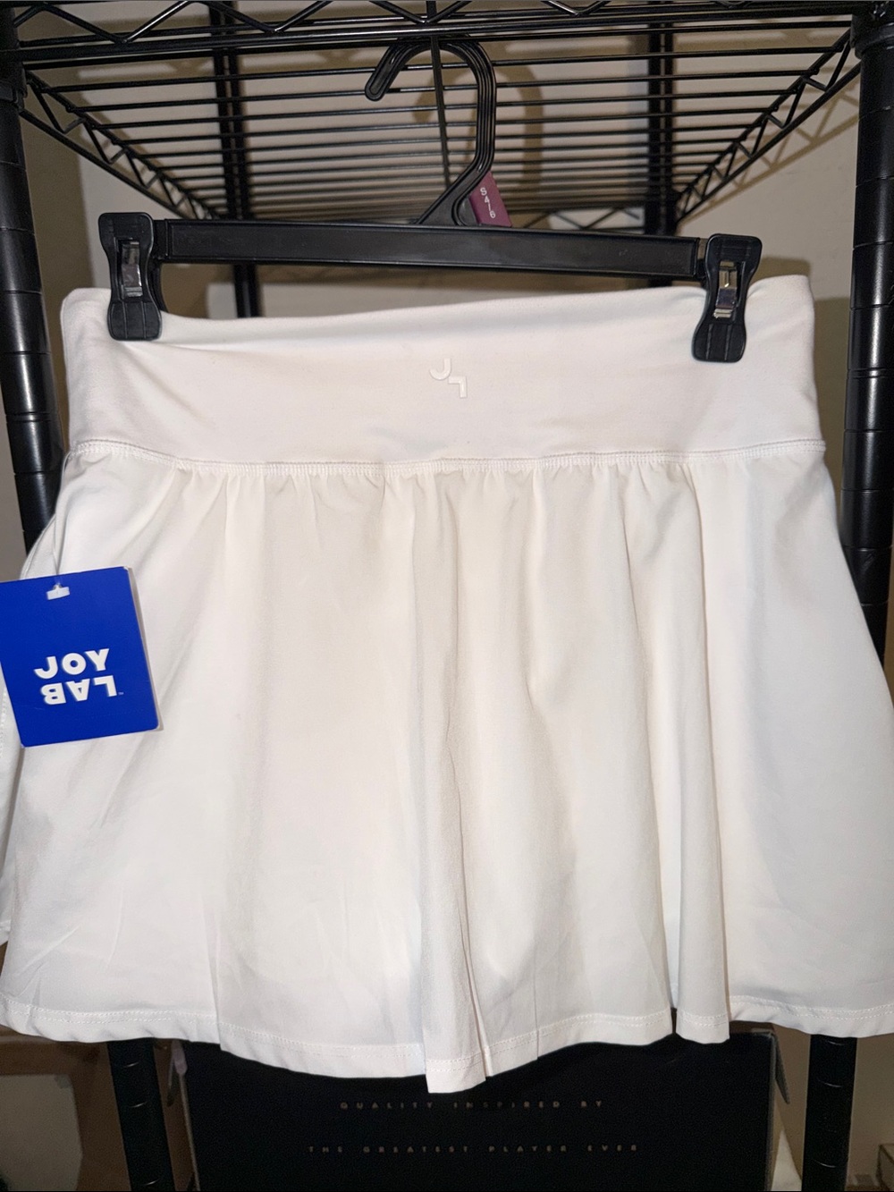 JoyLab White Pleated Athletic Skort